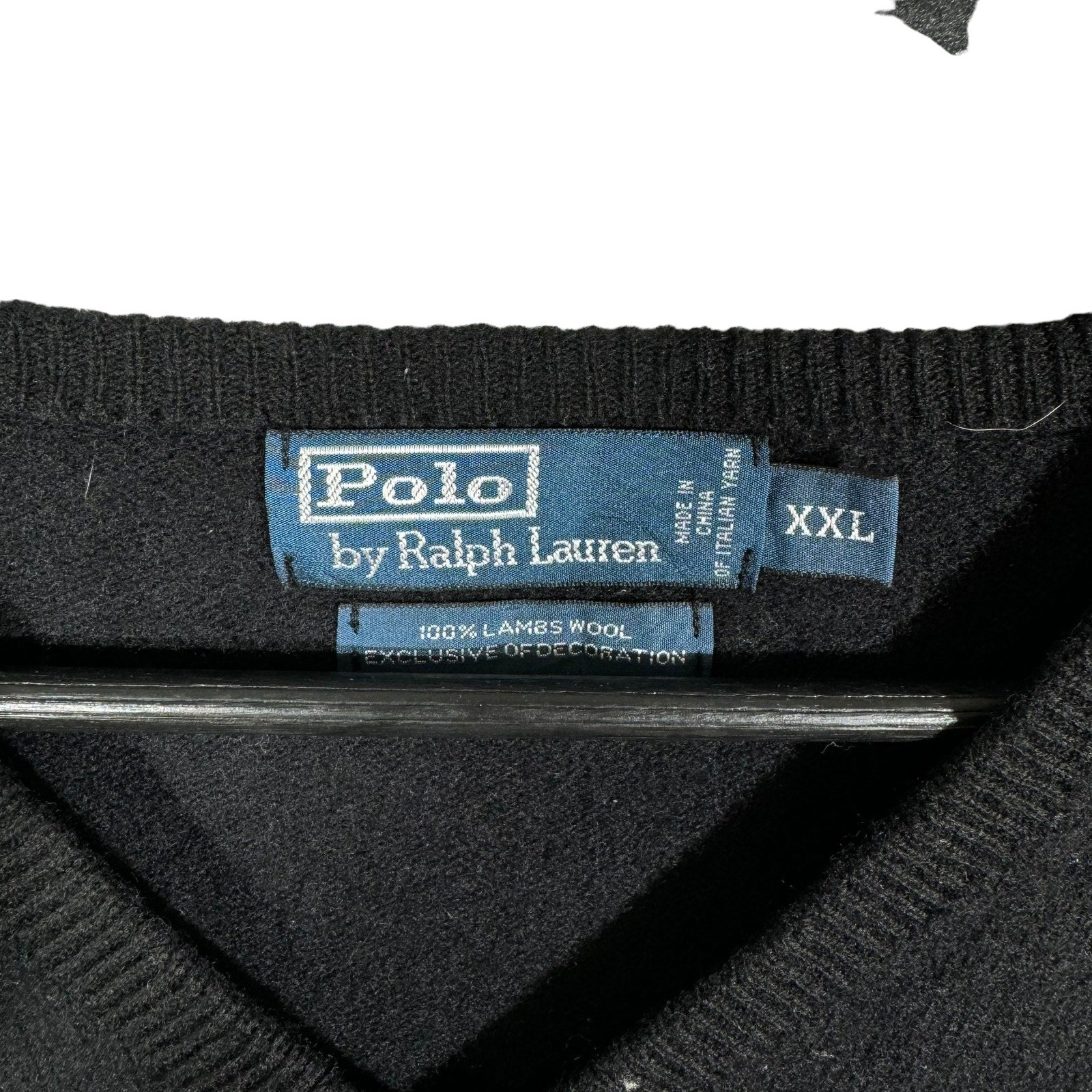 Collection of Vintage Polo Ralph Lauren V-Neck Wool Sweater in a gallery layout