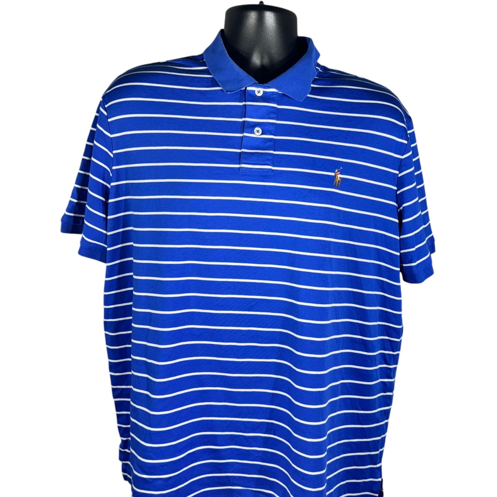 Collection of Polo Ralph Lauren Striped Short Sleeve Polo in a gallery layout