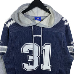 Collection of Vintage Dallas Cowboys Jersey Hoodie in a gallery layout