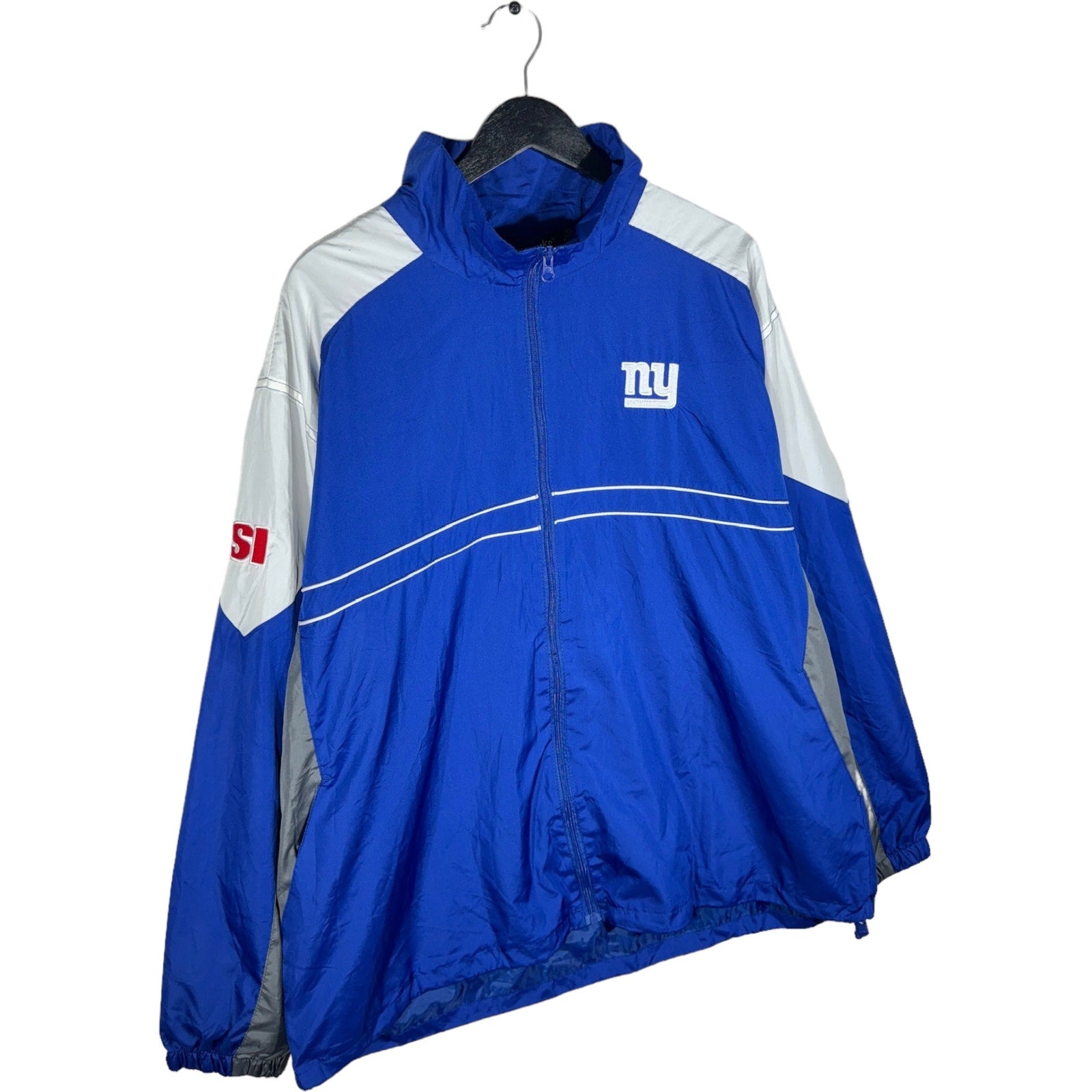 Collection of NFL New York Giants Windbreaker in a gallery layout