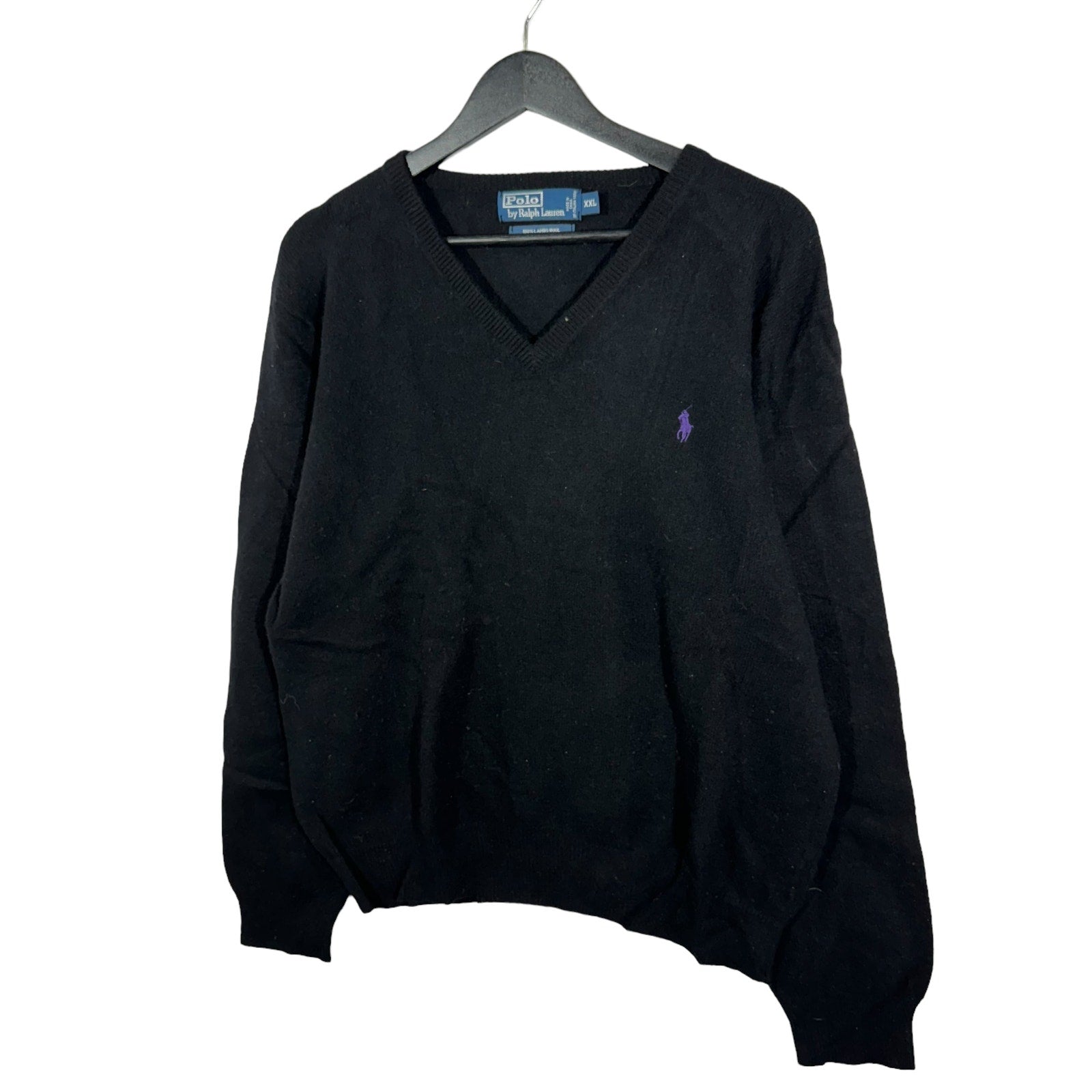 Collection of Vintage Polo Ralph Lauren V-Neck Wool Sweater in a gallery layout