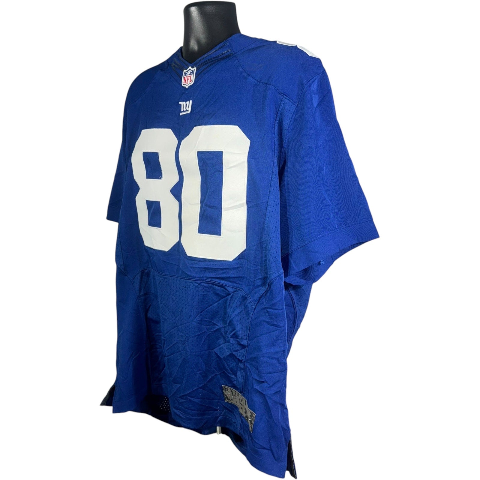 Collection of Nike New York Giants #80 Victor Cruz NFL Jersey in a gallery layout