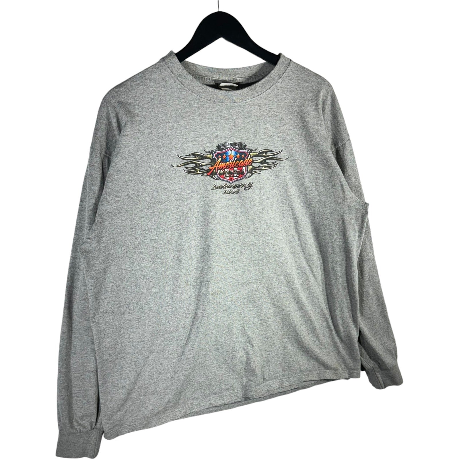 Collection of Vintage Americade Motorcycle Rally Long Sleeve in a gallery layout