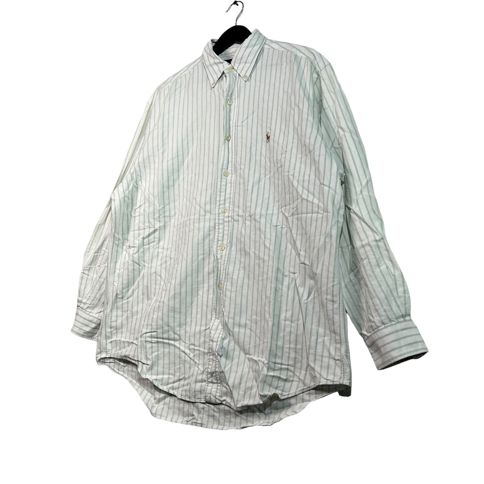 Collection of Vintage Polo Ralph Lauren Striped Button Down Dress Shirt in a gallery layout