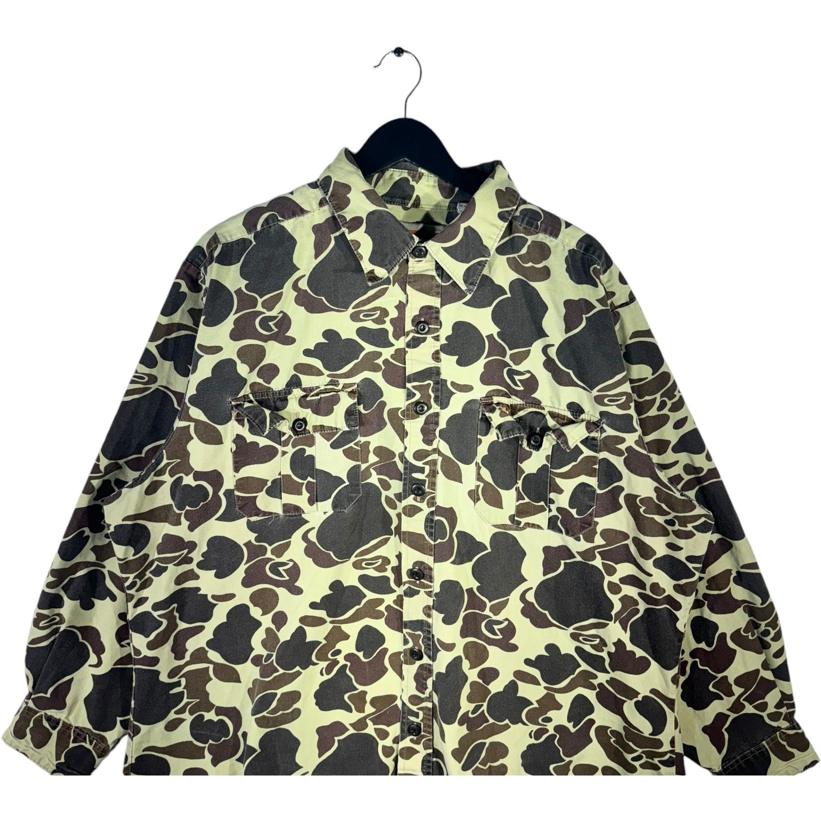 Collection of Duck Camo Button Up Flannel in a gallery layout