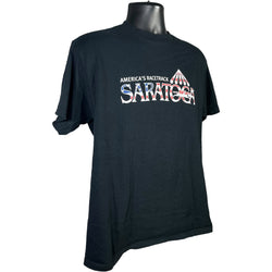 Collection of Americas Racetrack Saratoga Horse Racing Tee in a gallery layout