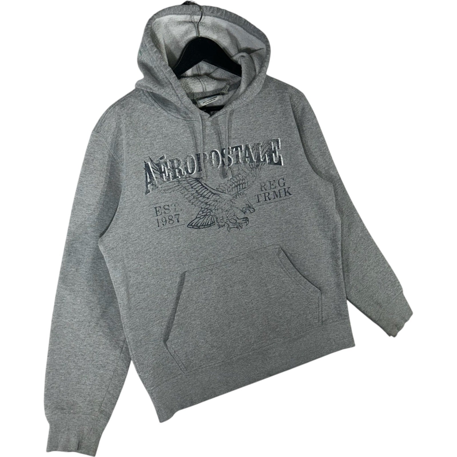 Collection of Aeropostale Eagle Pullover Hoodie in a gallery layout