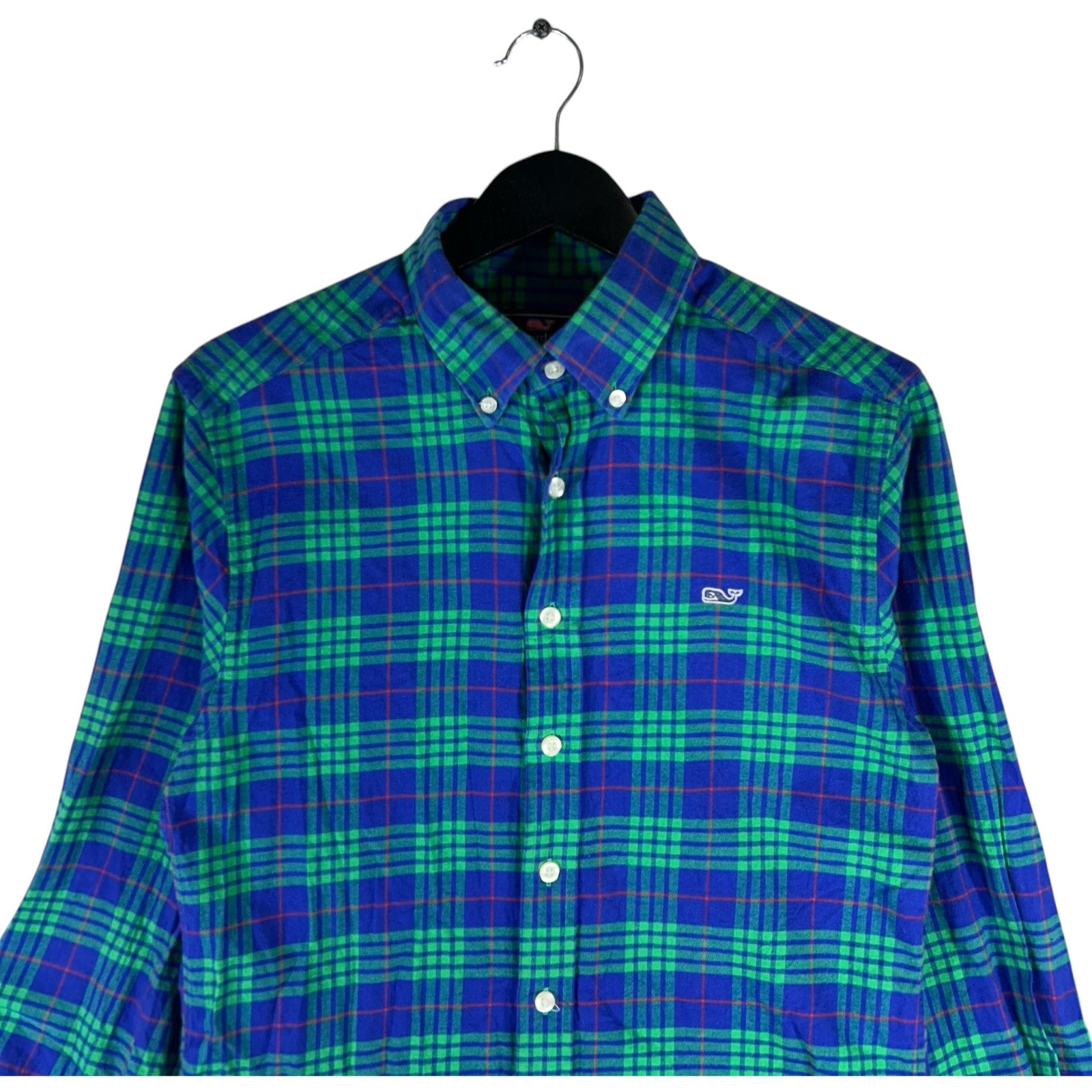 Collection of Vineyard Vines Plaid Long Sleeve Button Up in a gallery layout