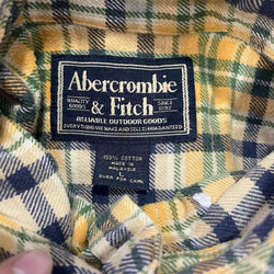 Collection of Abercrombie & Fitch Plaid Long Sleeve Flannel in a gallery layout