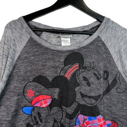 Collection of Disney Cruise Line Mickey & Minnie Big Print Sailor Crewneck in a gallery layout