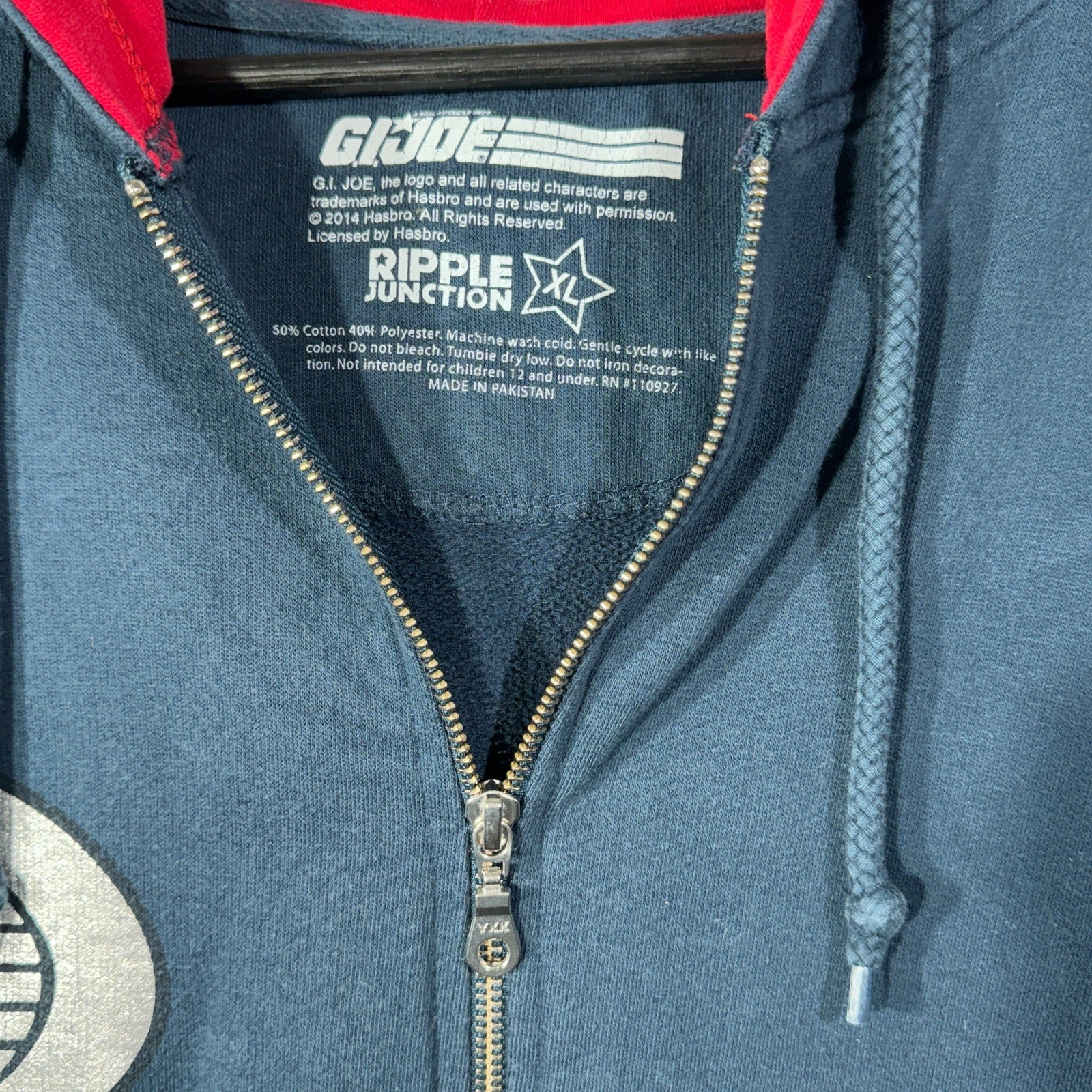 Collection of G.I. Joe Ripple Junction Full Zip Hoodie 2014 in a gallery layout