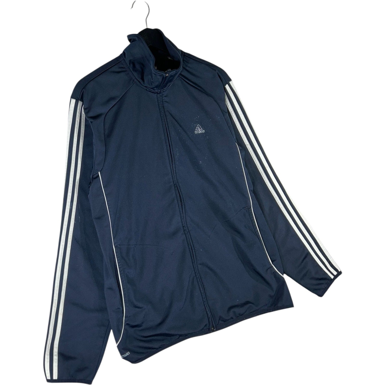 Collection of Adidas Small Logo Track Full Zip Windbreaker in a gallery layout