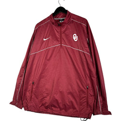 Collection of Nike University Of Oklahoma 1/2 Zip Windbreaker in a gallery layout