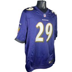 Collection of Nike NFL On Field Baltimore Ravens Justin Forsett 29 Jersey in a gallery layout