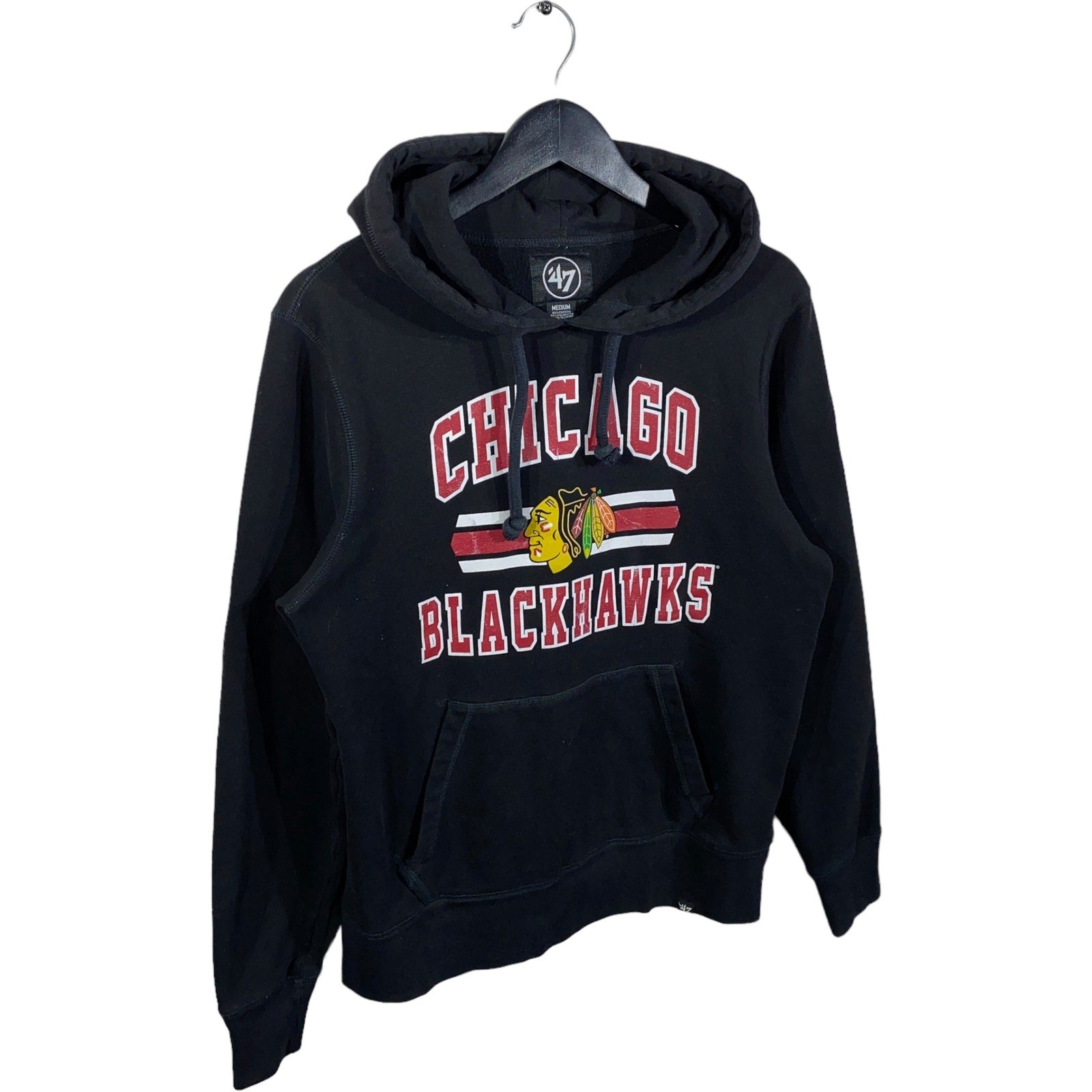 Collection of '47 NHL Chicago Black Hawks Hoodie in a gallery layout