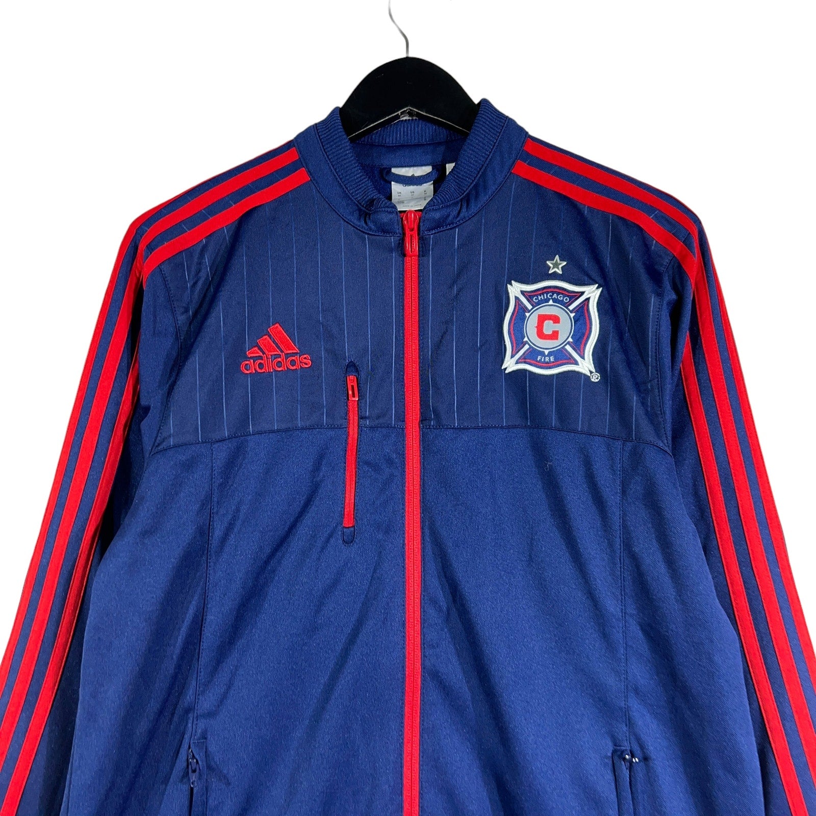 Collection of Adidas Chicago Fire Soccer Club Light Jacket in a gallery layout