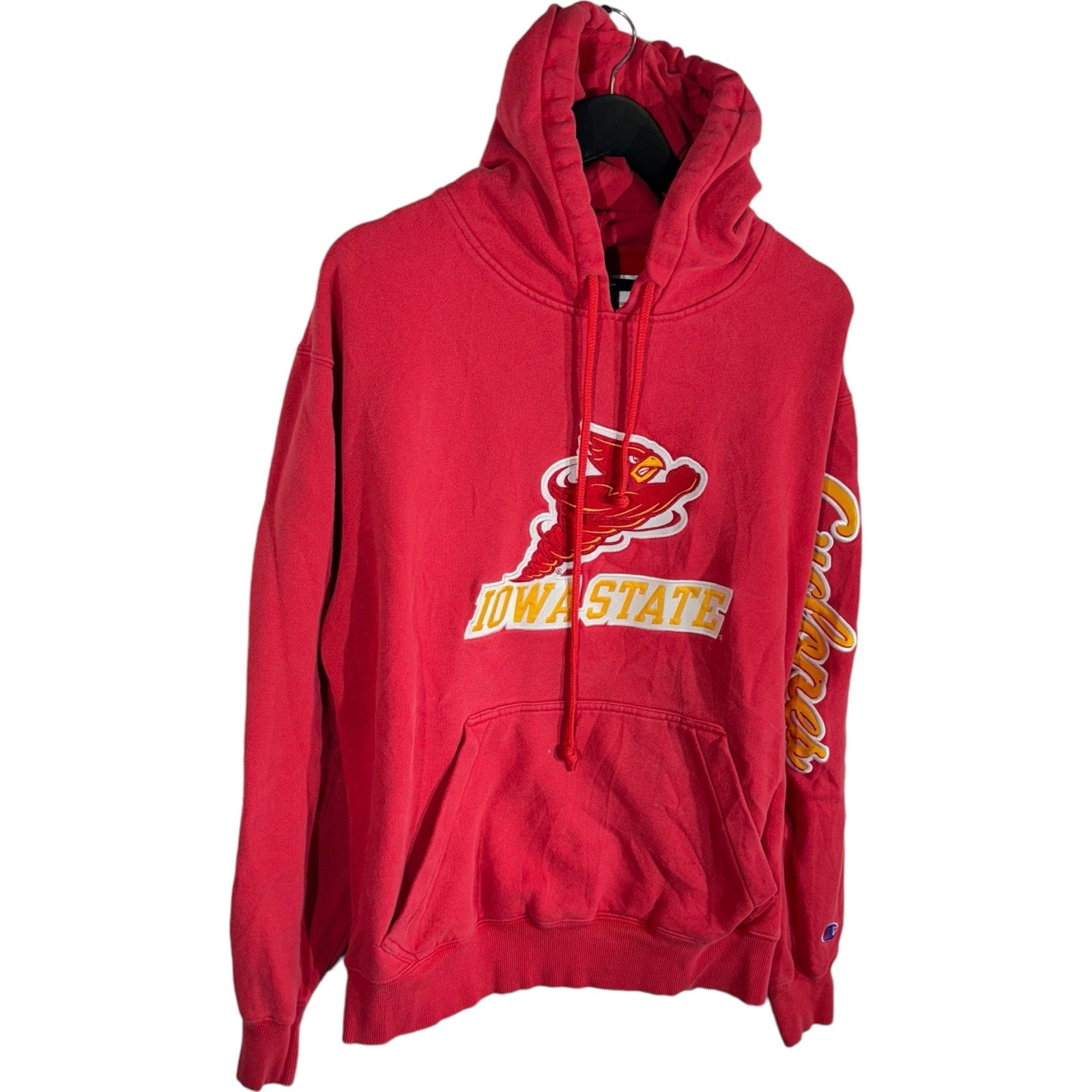 Collection of Champion Iowa State University Cardinals Mascot Hoodie in a gallery layout