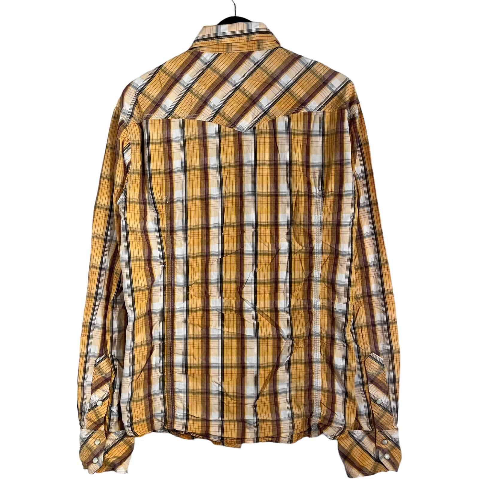 Collection of True Religion Plaid Long Sleeve Flannel in a gallery layout