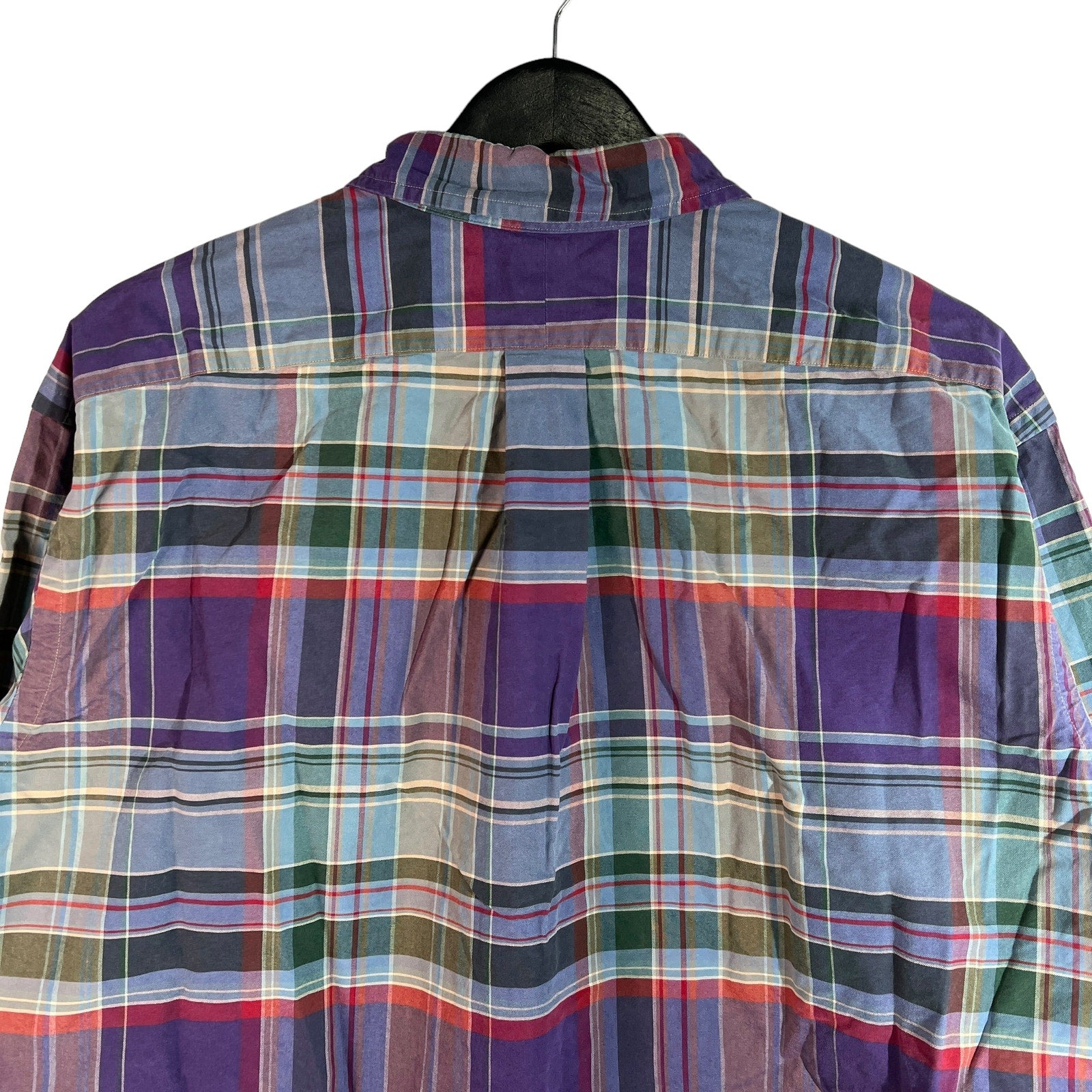 Collection of Ralph Lauren Classic Fit Plaid Long Sleeve Button Down in a gallery layout