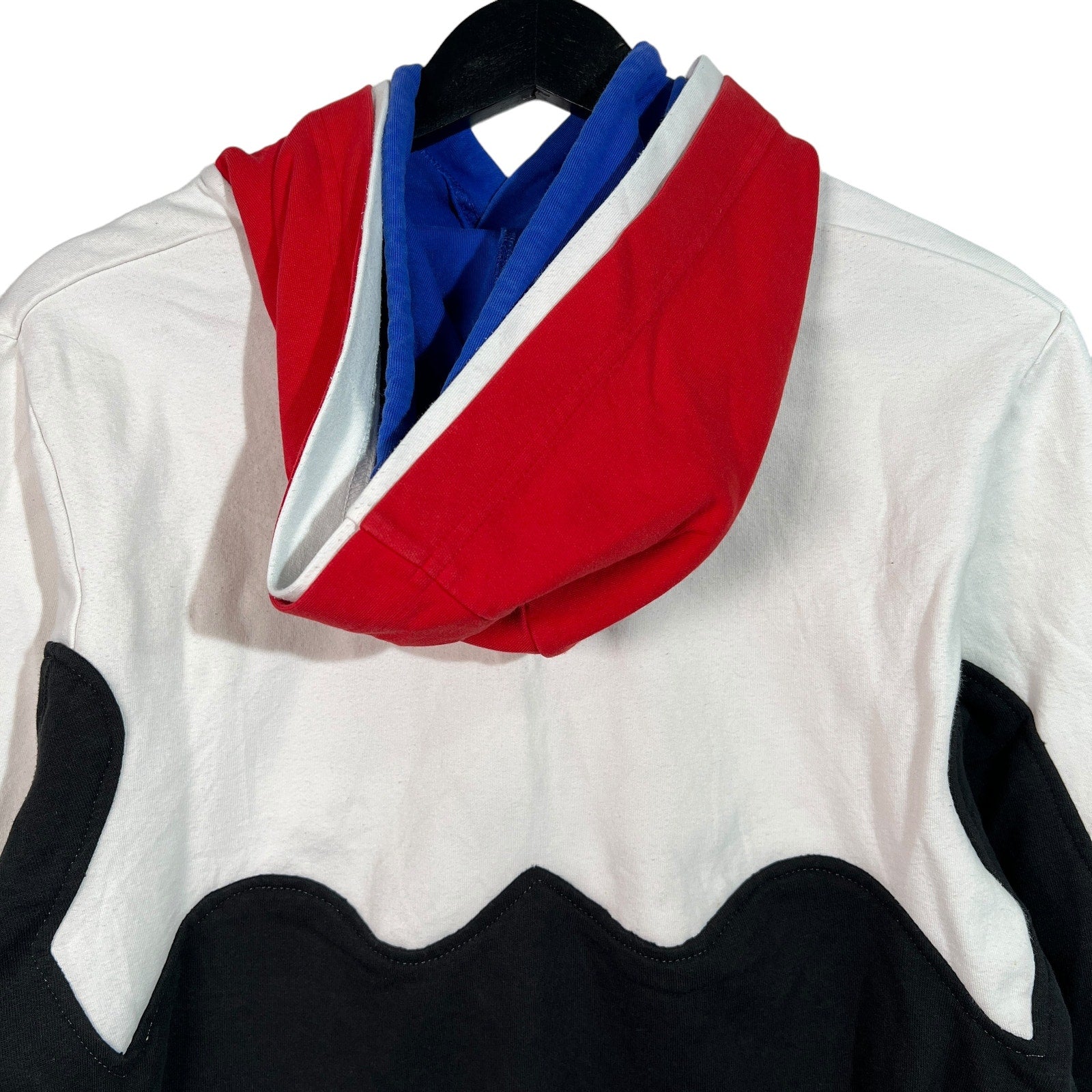 Collection of Le Coq Sportif Cut & Sew Color Block Hoodie in a gallery layout