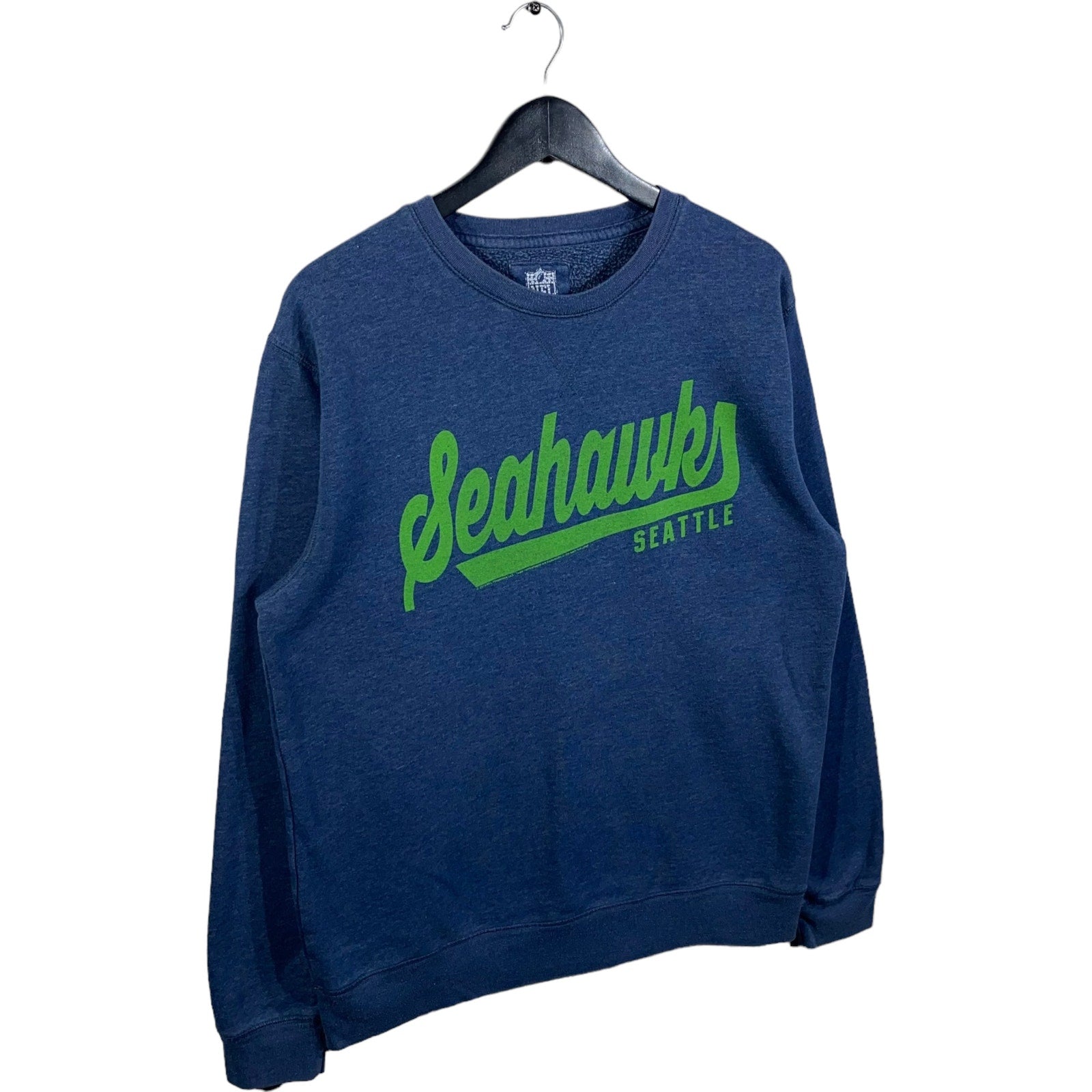 Collection of NFL Team Apparel Seattle Seahawks Crewneck in a gallery layout