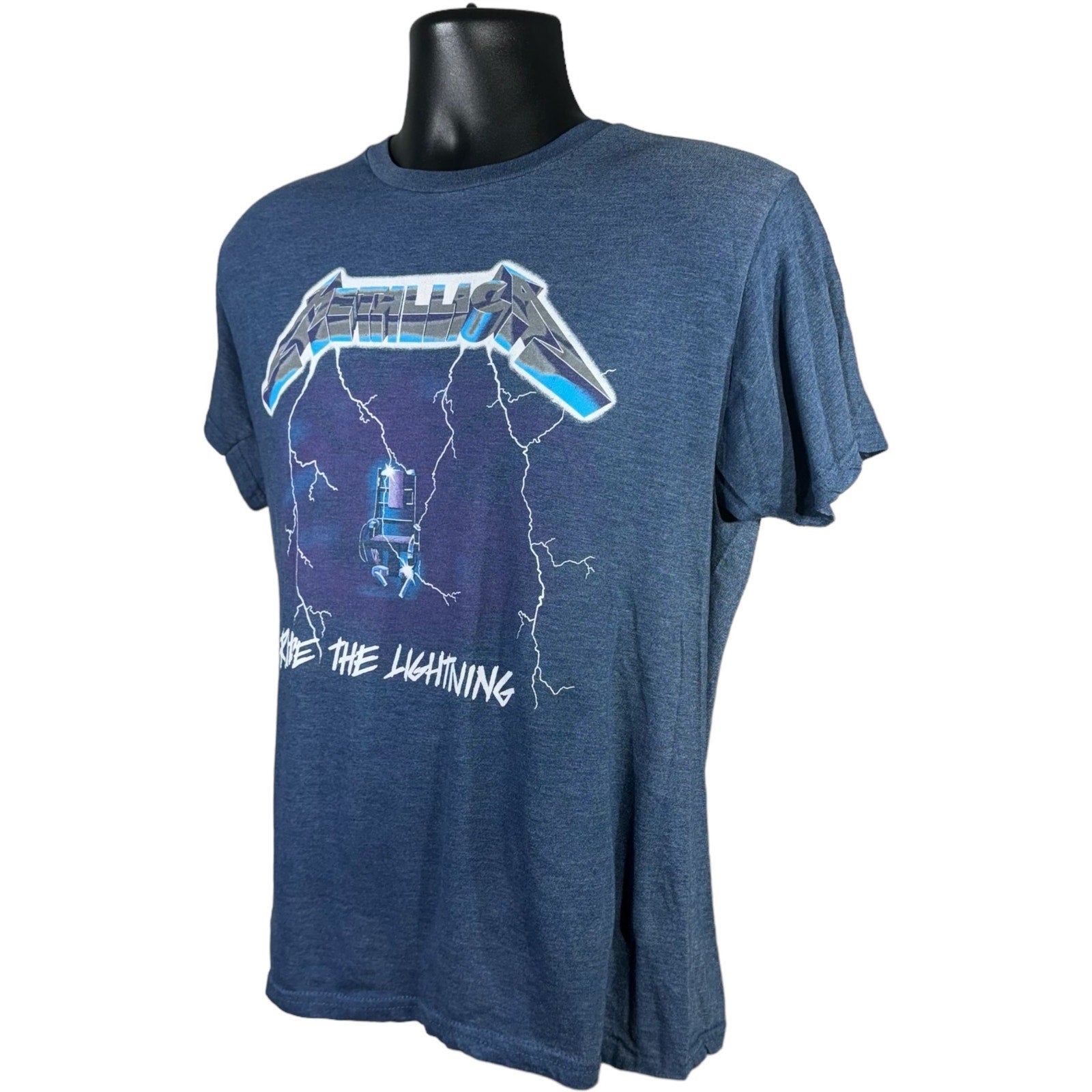 Collection of Metallica Ride The Lighting Tee in a gallery layout