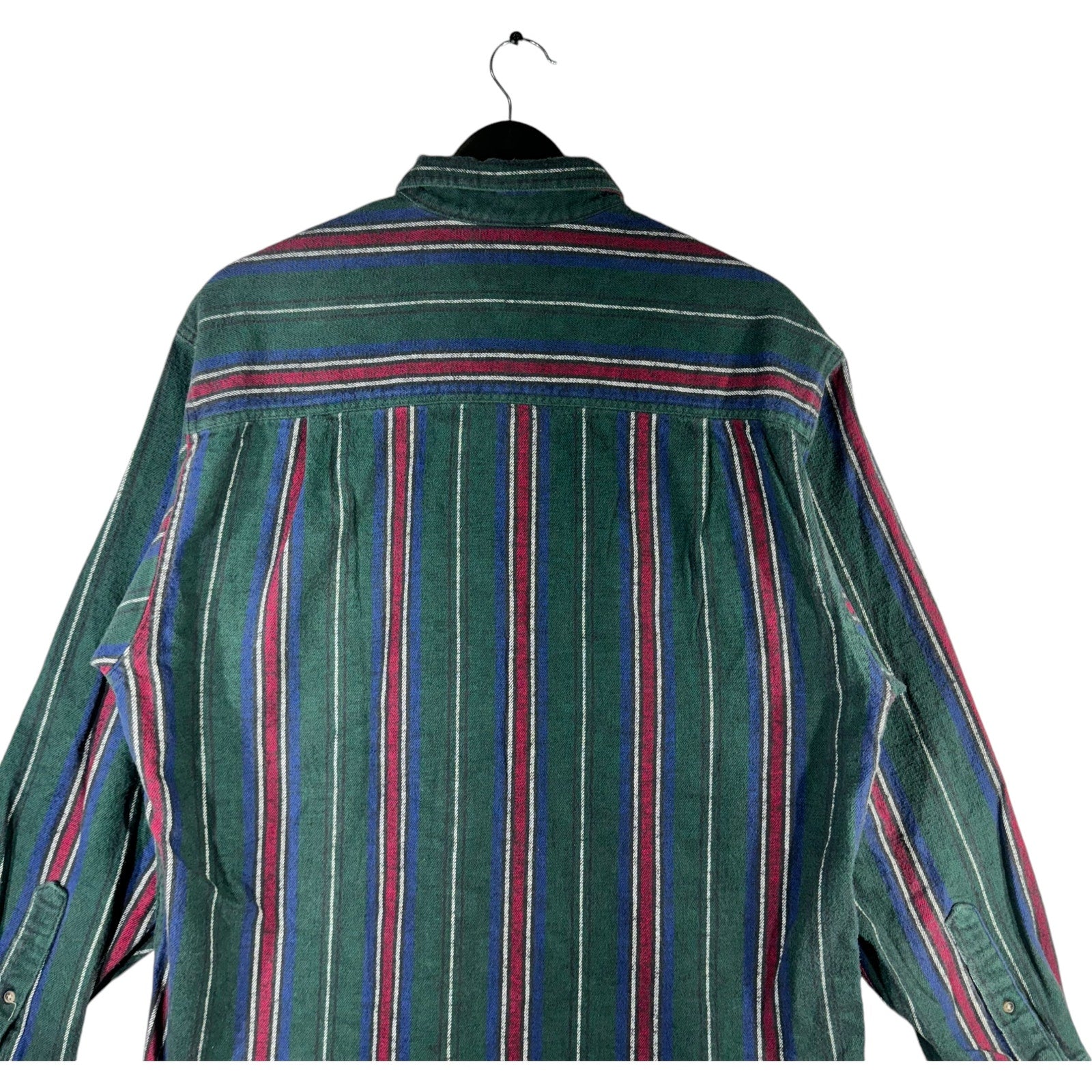 Collection of Eddie Bauer Striped Long Sleeve Button Up in a gallery layout