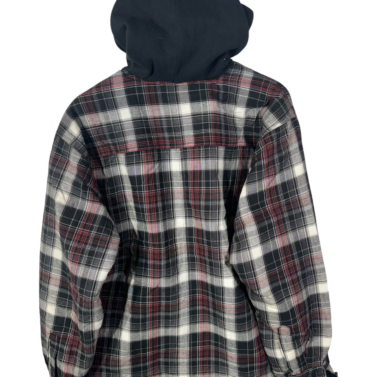 Collection of Hooded Long Sleeve Button Ups in a gallery layout