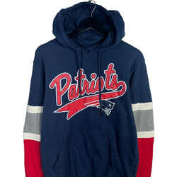 Collection of Starter NFL New England Patriots Spellout Hoodie in a gallery layout