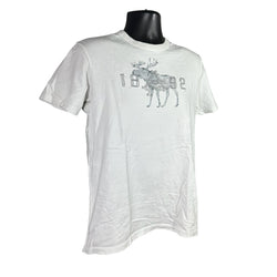 Collection of Abercrombie & Fitch Muscle Fit Moose Print T-Shirt in a gallery layout