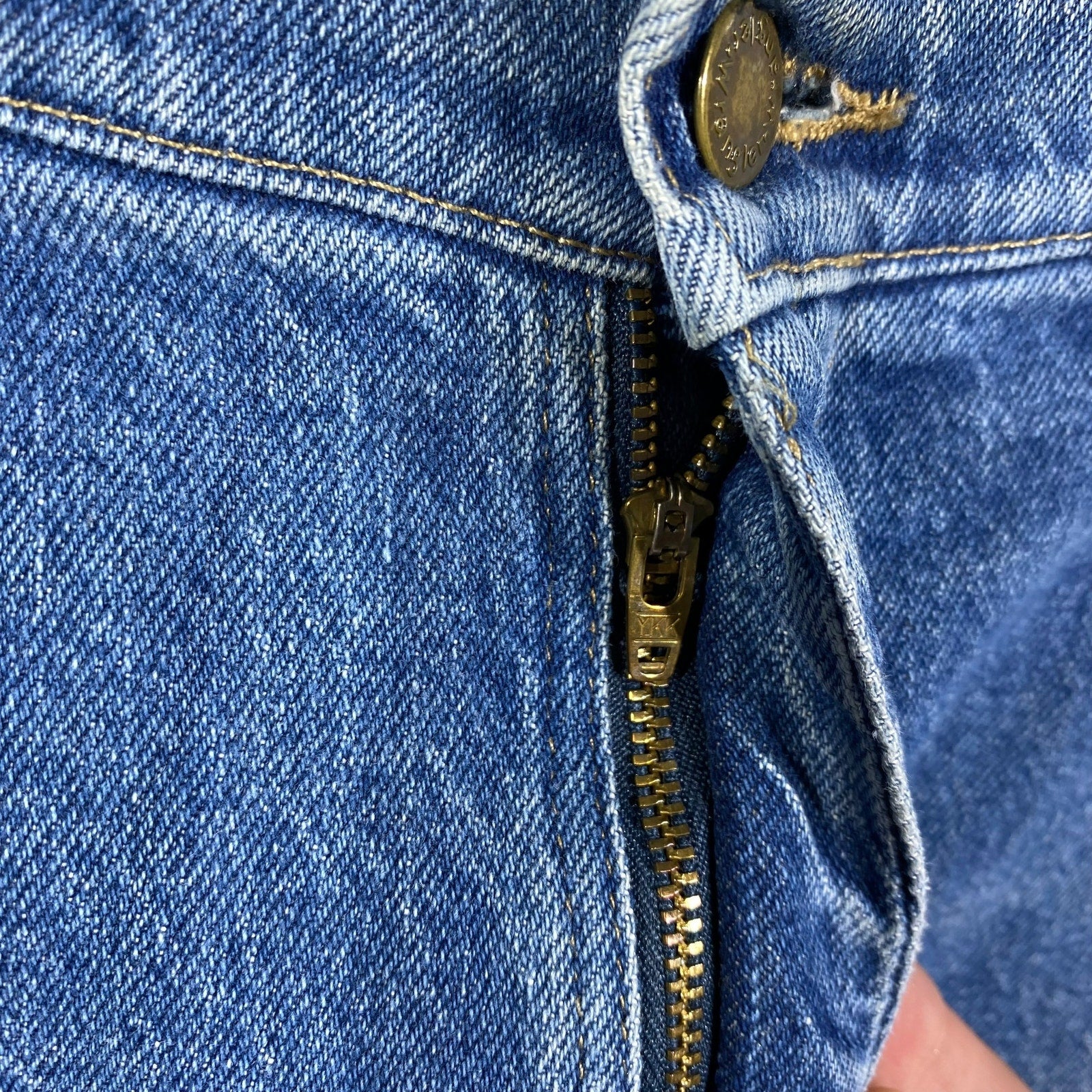 Collection of Wrangler Zip Fly Straight Leg Denim Pants in a gallery layout