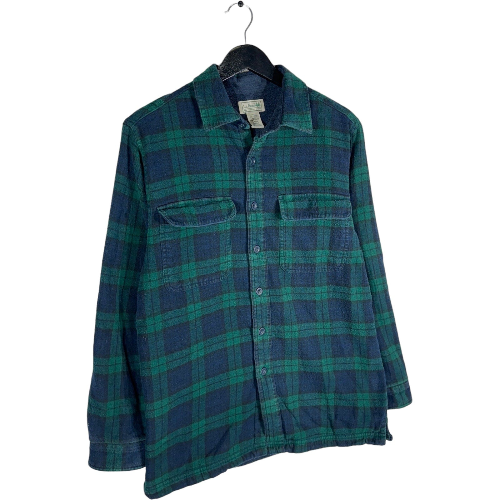 Collection of L.L. Bean Long Sleeve Plaid Flannel in a gallery layout