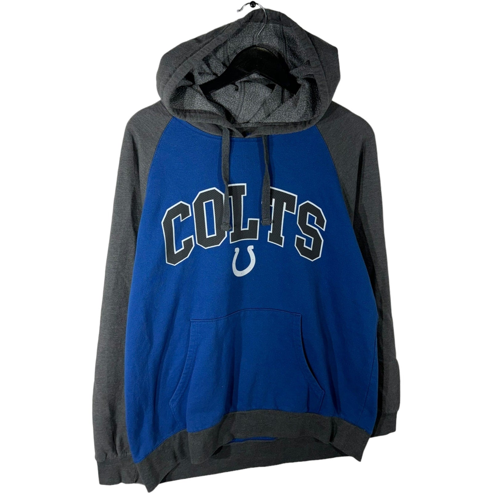 Collection of NFL Indianapolis Colts Spellout Pullover Hoodie in a gallery layout