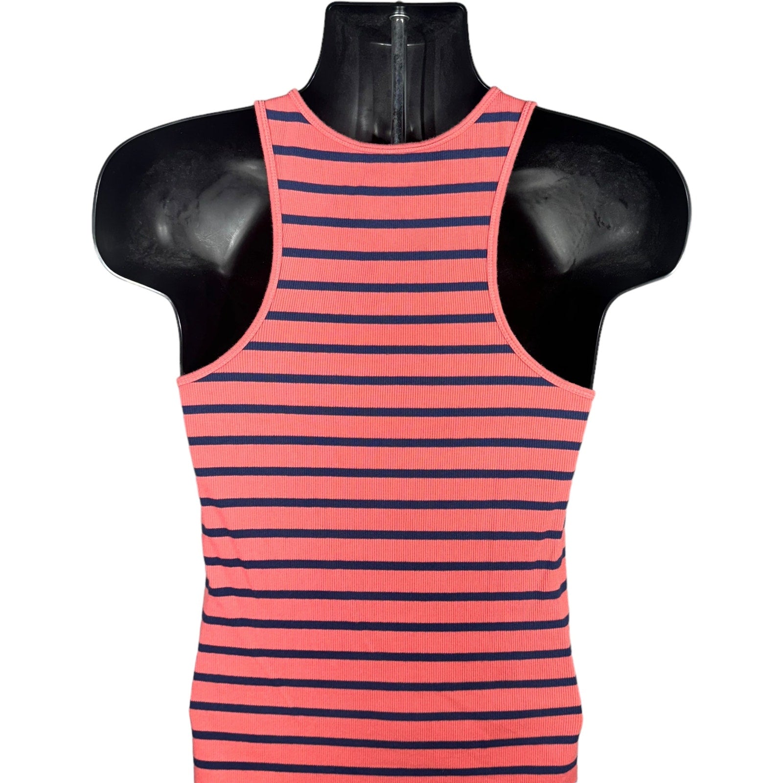 Collection of Women's American Eagle Outfitters Striped Tank Top in a gallery layout