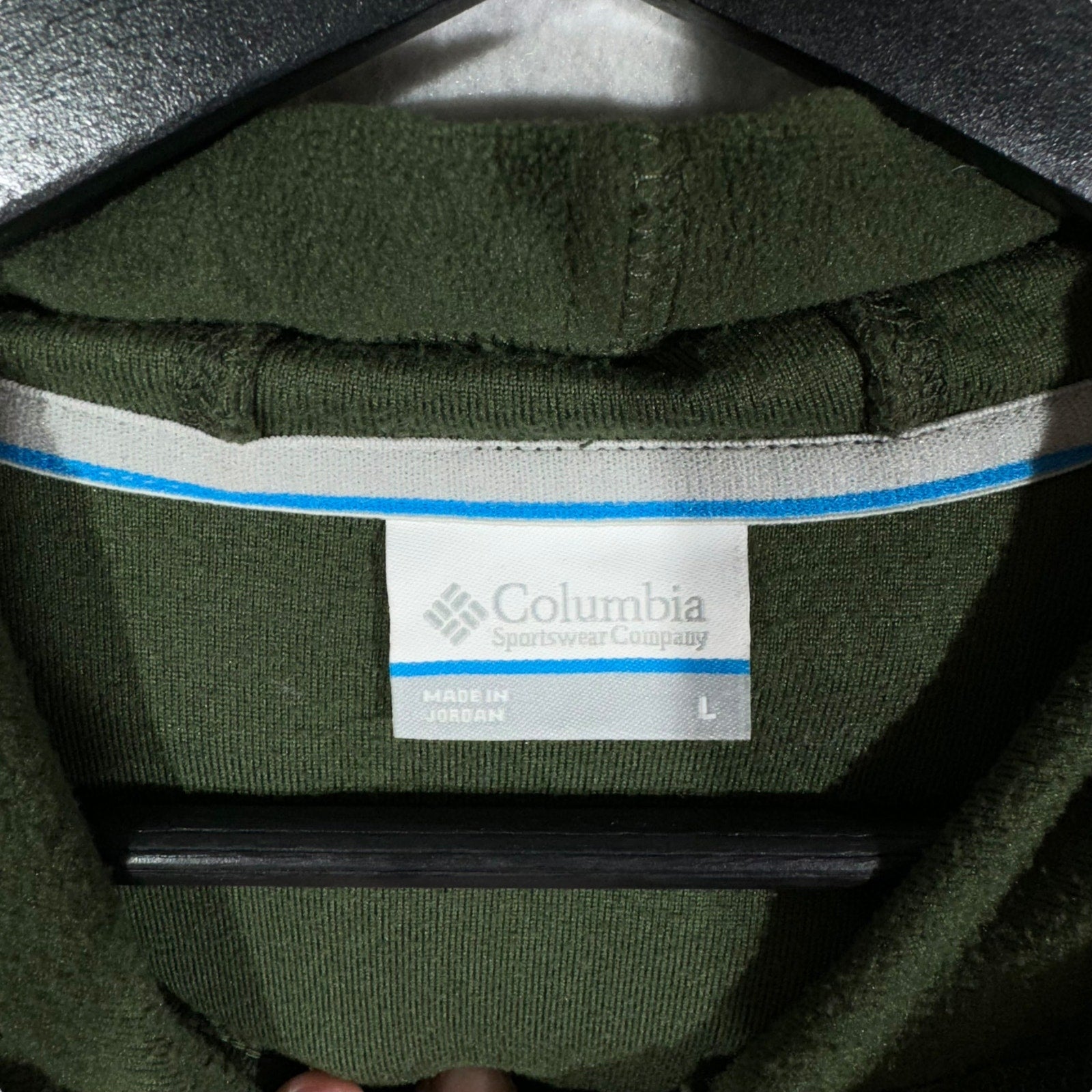 Collection of Columbia Fleece Logo Hoodie in a gallery layout