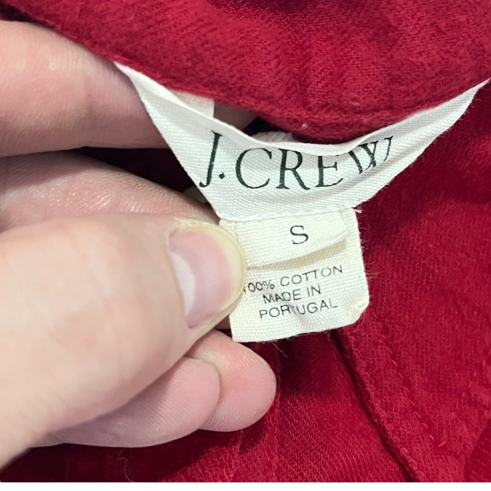 Collection of J.Crew 1/2 Long Sleeve Button Down in a gallery layout