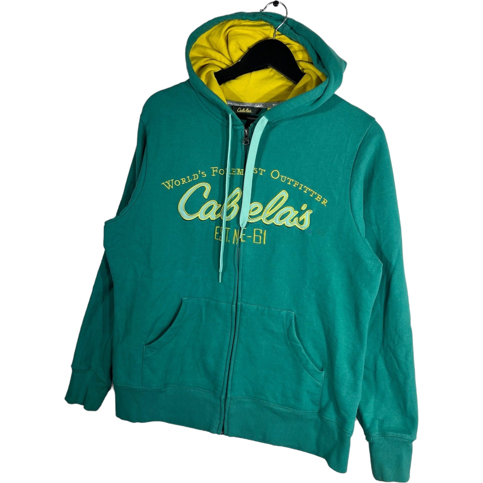 Collection of Cabela's Embroidered Full Zip Hoodie in a gallery layout
