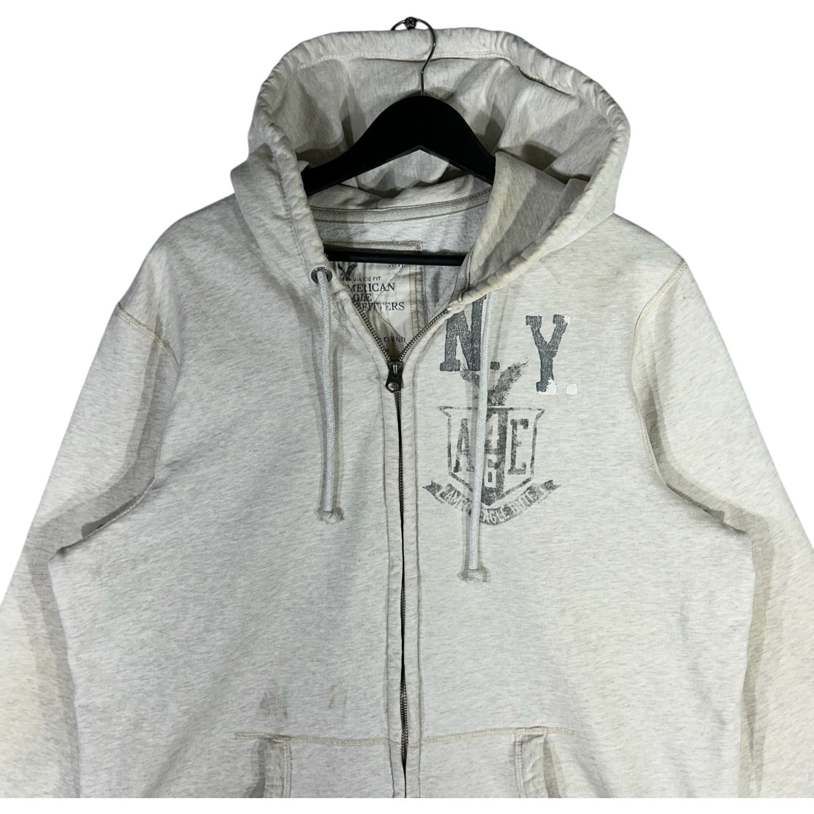 Collection of American Eagle Full Zip Hoodie in a gallery layout