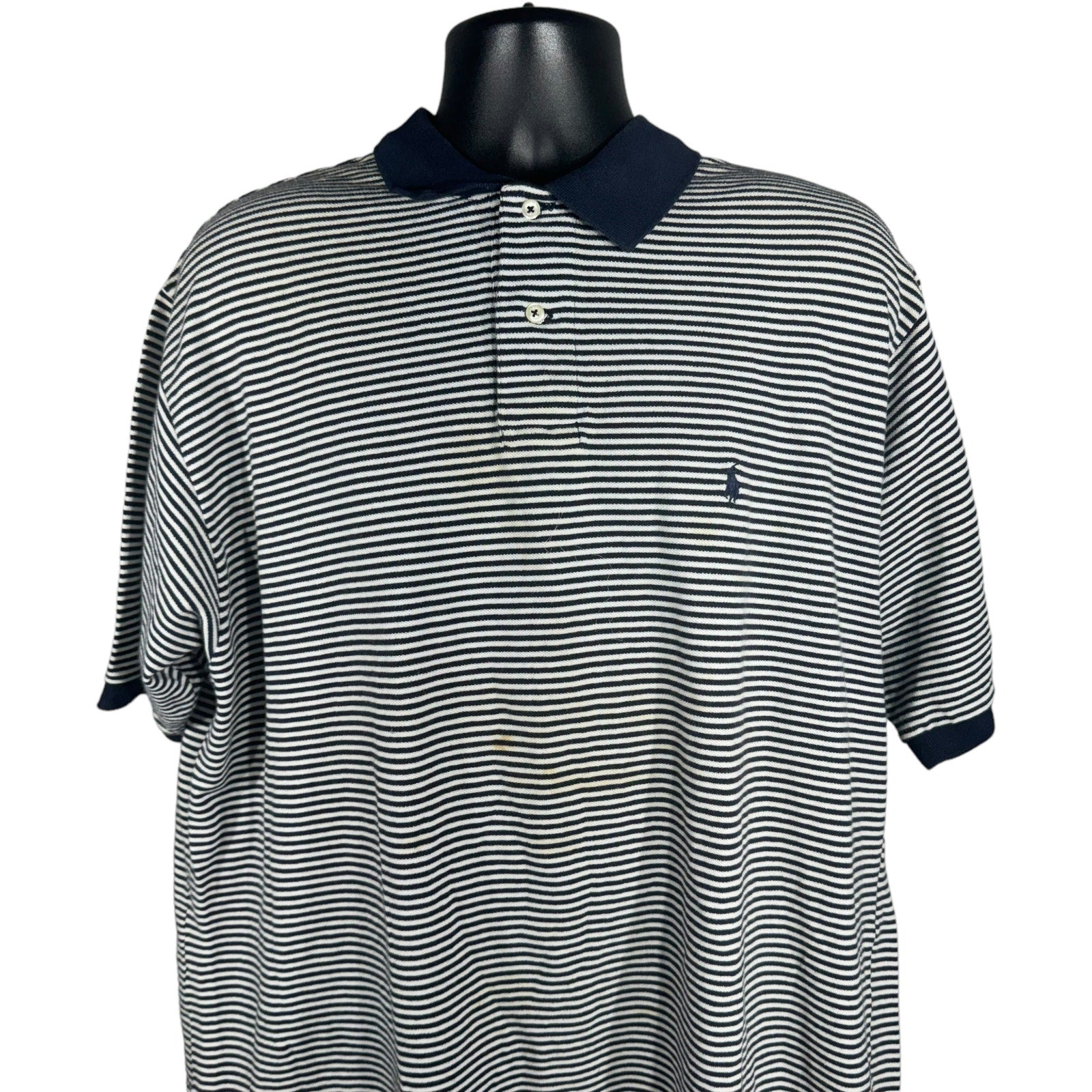 Collection of Polo Ralph Lauren Striped Short Sleeve Polo in a gallery layout