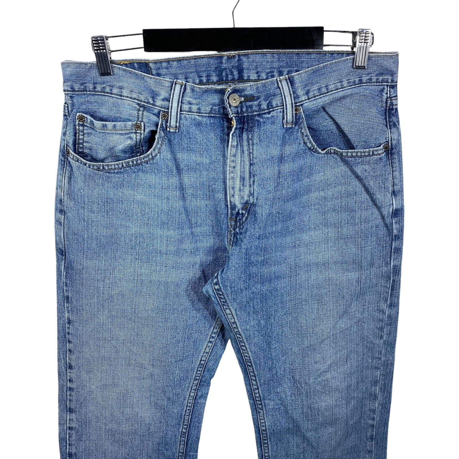 Collection of Levi's 559 Denim Straight Leg Jeans 33 x 30 in a gallery layout