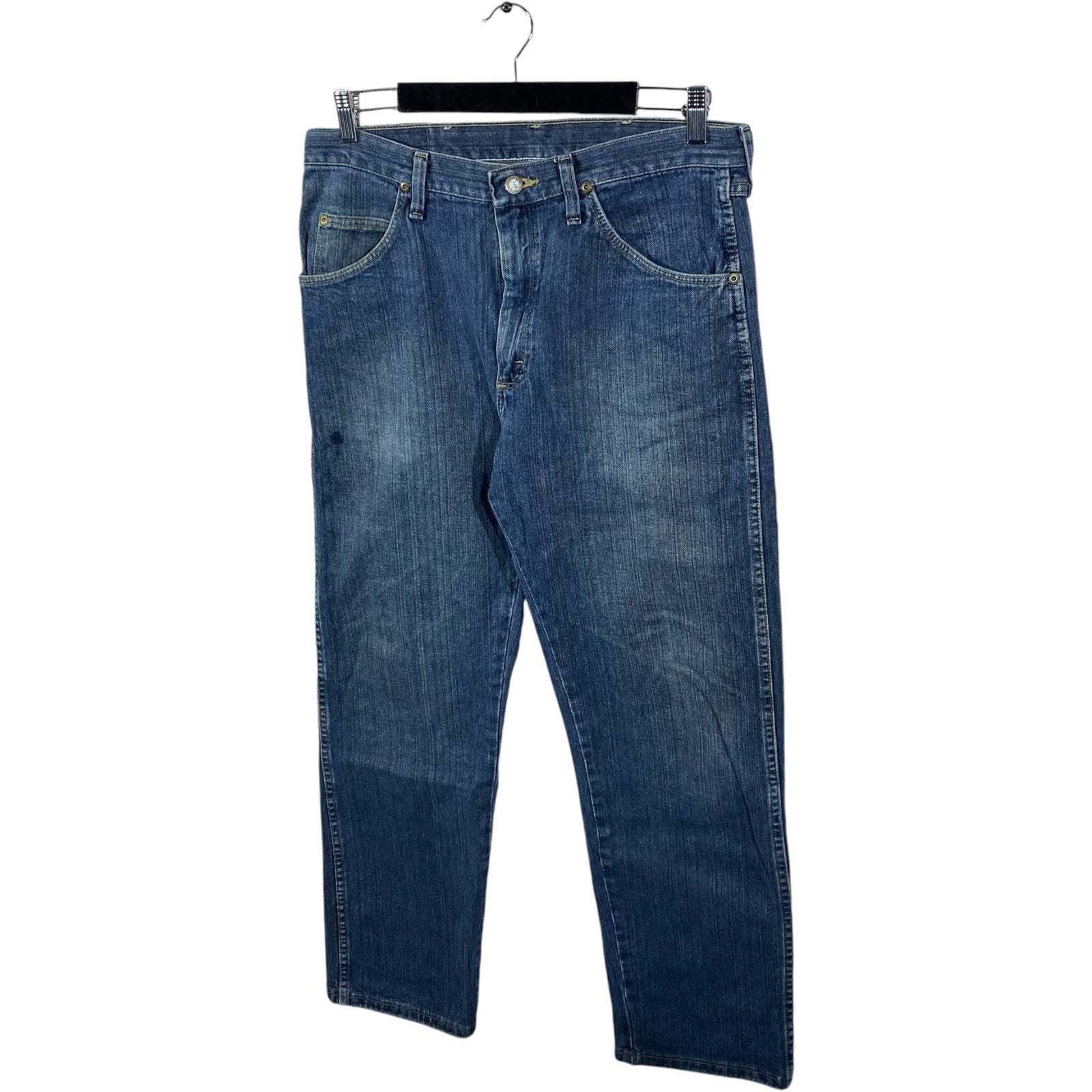 Collection of Wrangler Denim Straight Leg Jeans in a gallery layout