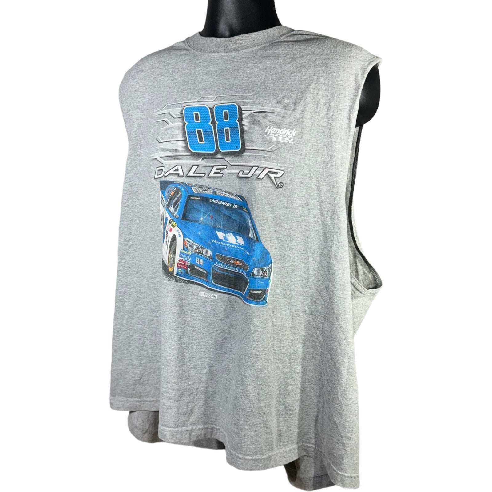 Collection of NASCAR Dale Jr Cut Off Tee in a gallery layout