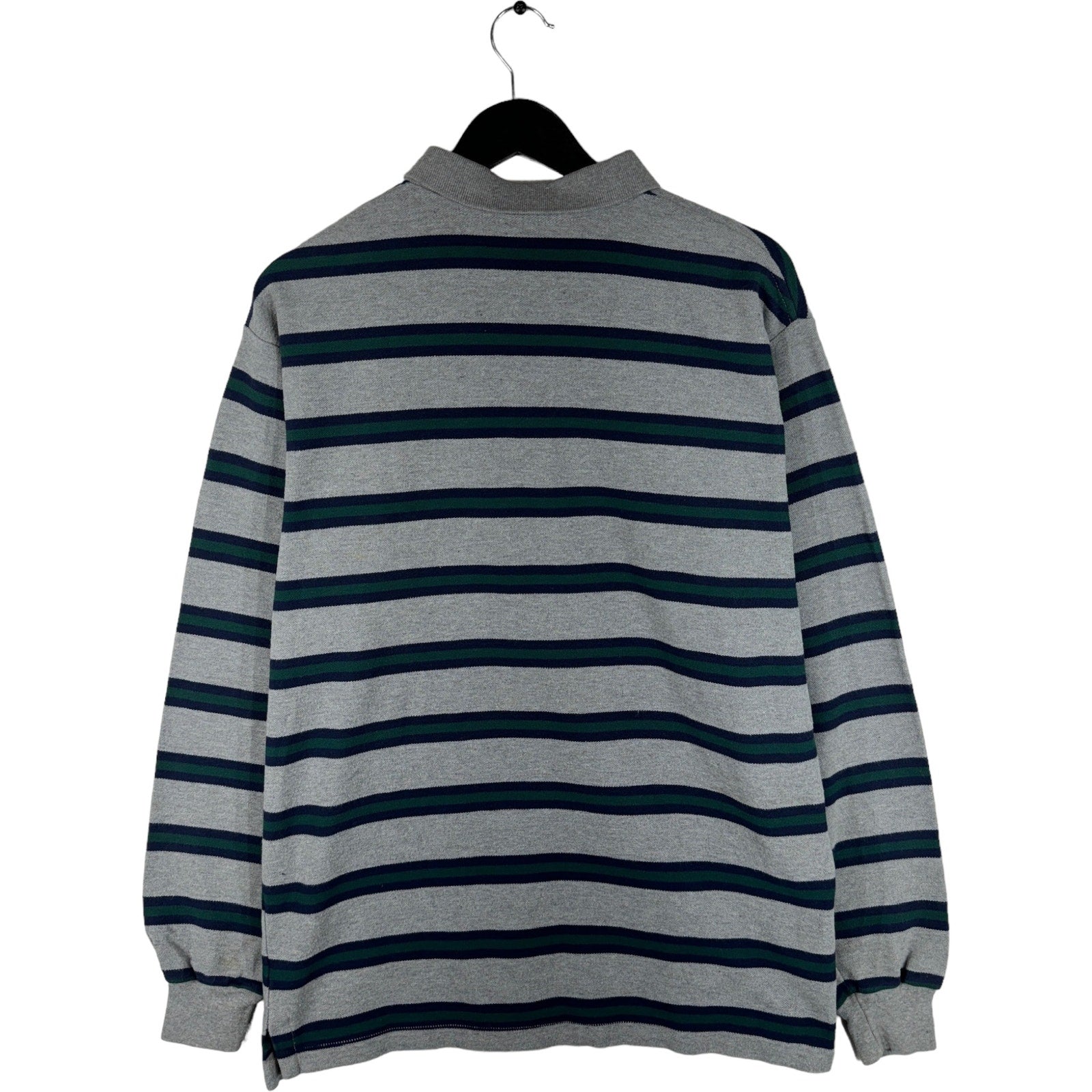 Collection of Vintage Lands End Long Sleeve Polo in a gallery layout