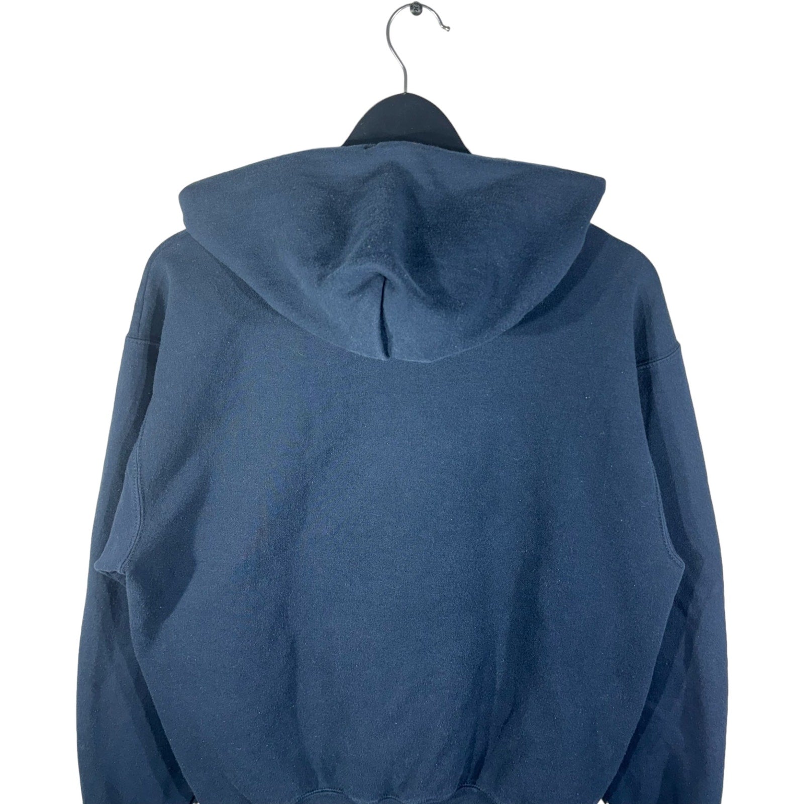 Collection of Champion University Of Michigan Spellout Hoodie in a gallery layout