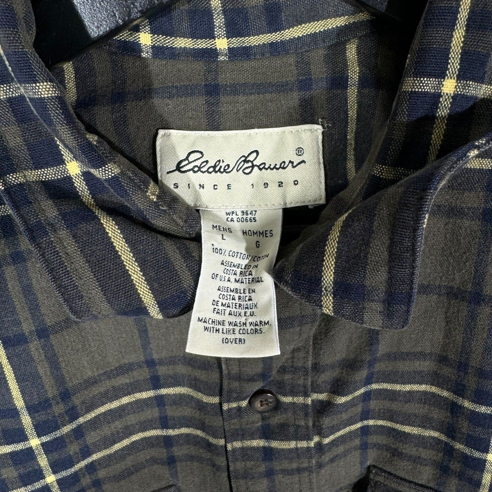 Collection of Eddie Bauer Dress Shirt Flannel in a gallery layout