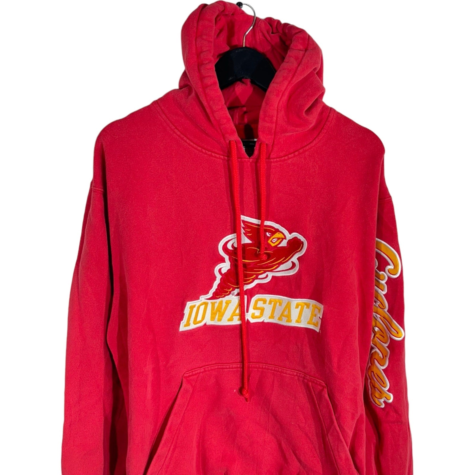 Collection of Champion Iowa State University Cardinals Mascot Hoodie in a gallery layout