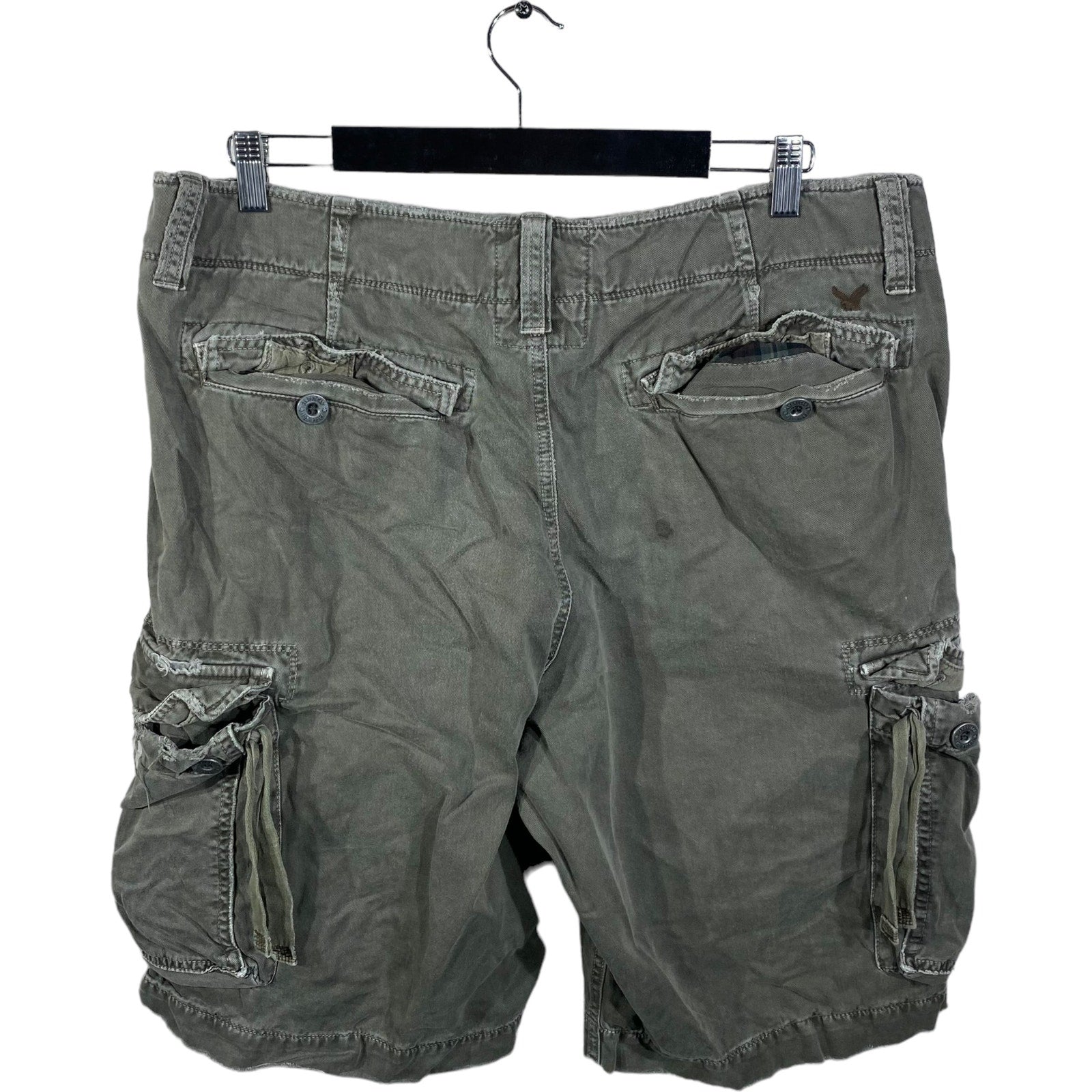 Collection of American Eagle Outfitters Zip Fly Cargo Shorts in a gallery layout