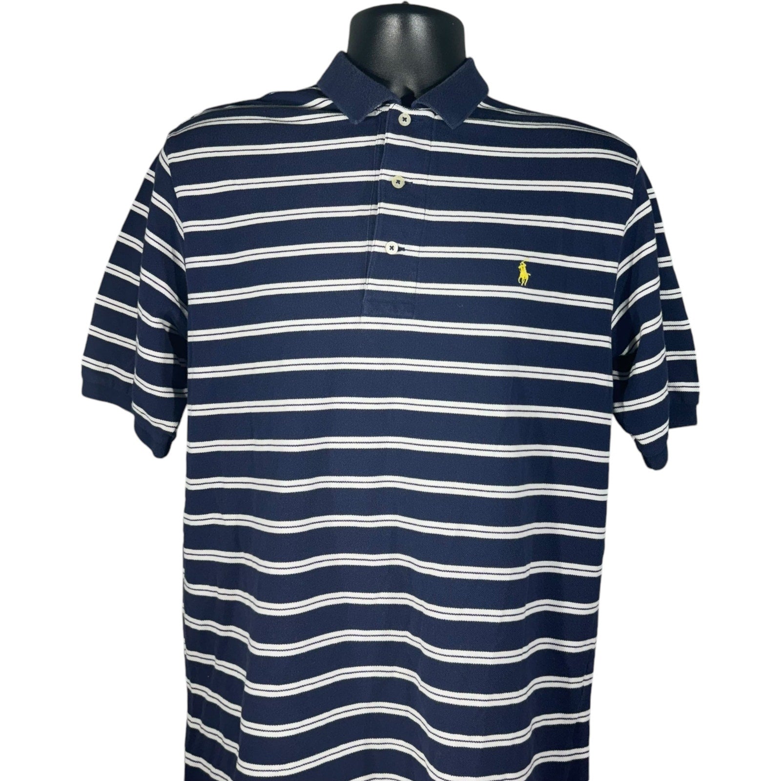 Collection of Polo Golf Striped Short Sleeve Polo in a gallery layout