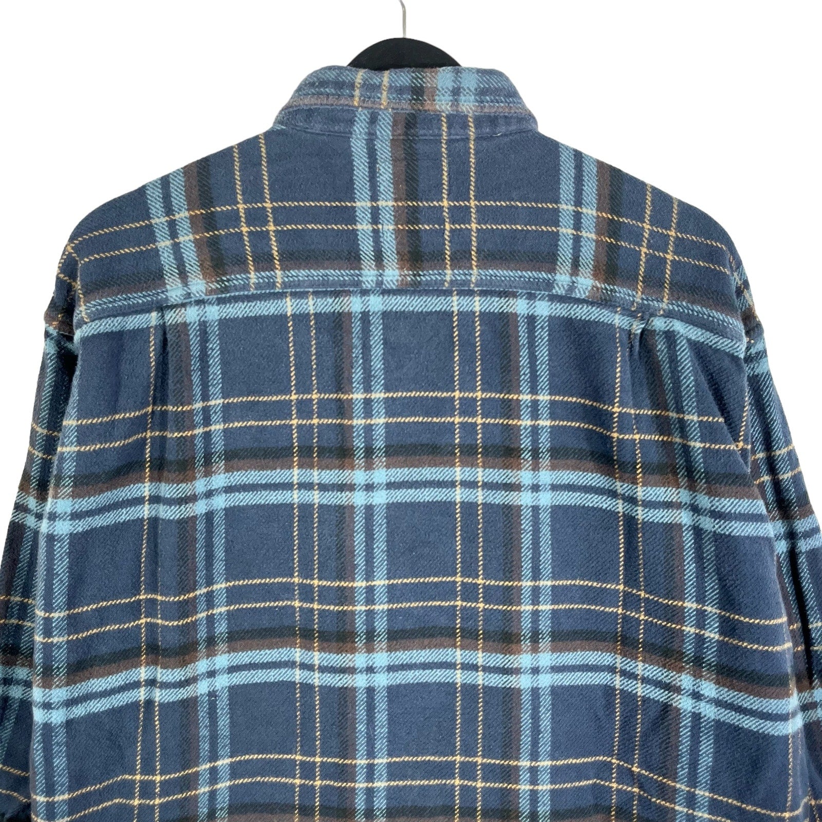 Collection of St. Johns Bay Flannel Plaid Long Sleeve Button Down in a gallery layout