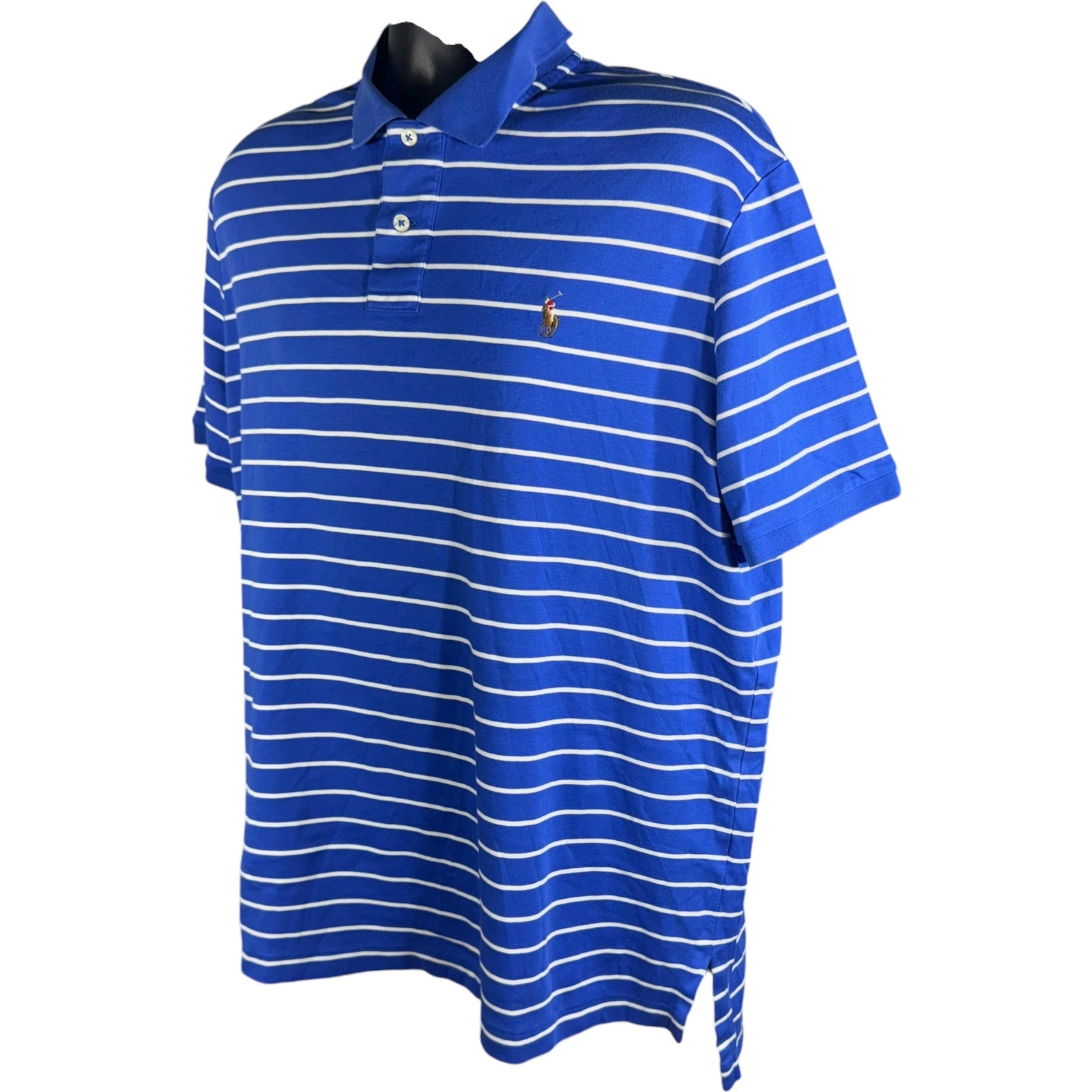 Collection of Polo Ralph Lauren Striped Short Sleeve Polo in a gallery layout